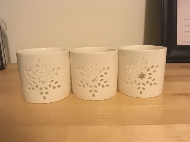 Snowflake Candle Holders photo 1