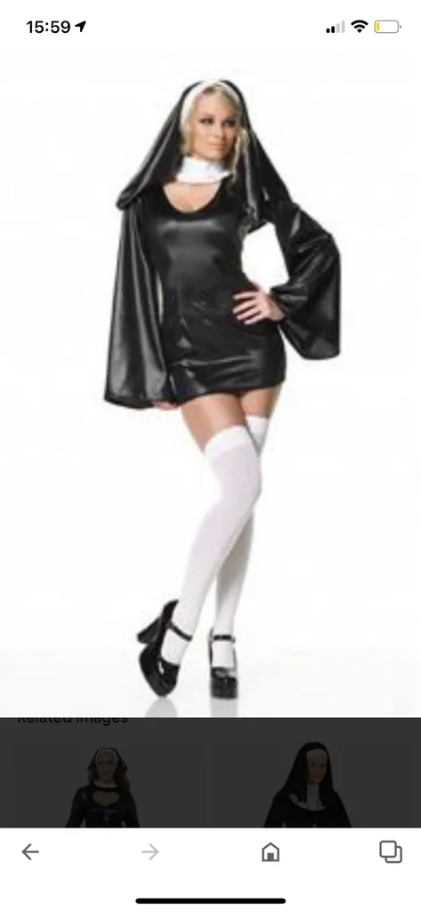 Legs Avenue Nun Halloween Costume photo 1