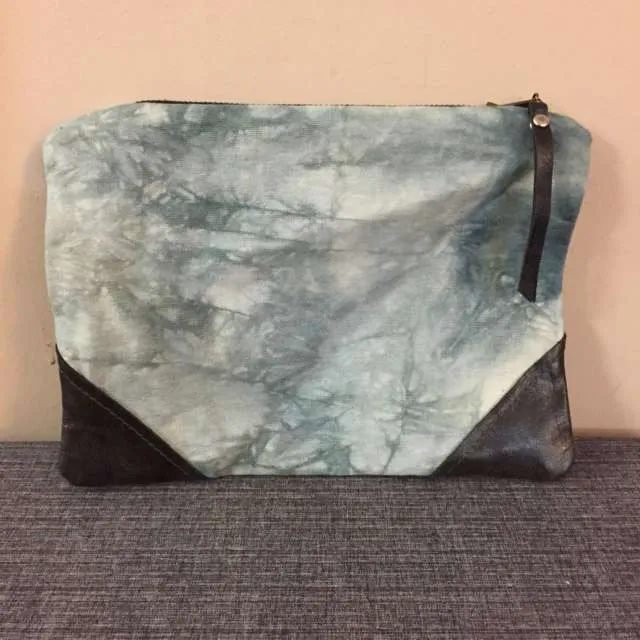 Leather and Cotton Purse/Clutch photo 1