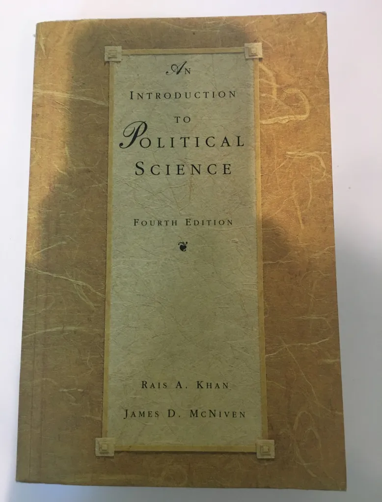 Book: “An Introduction to Political Science” photo 1