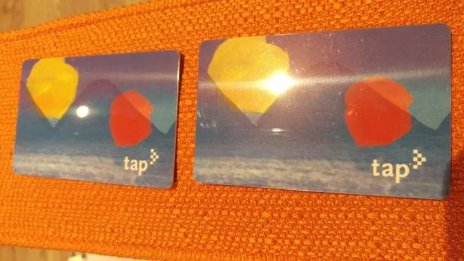 Two TAP Cards Los Angeles Transit photo 1