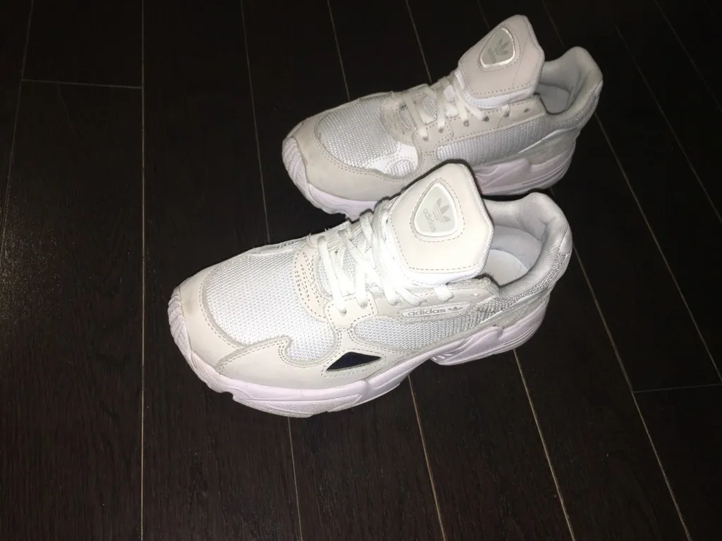 White Adidas Falcon Shoes photo 1