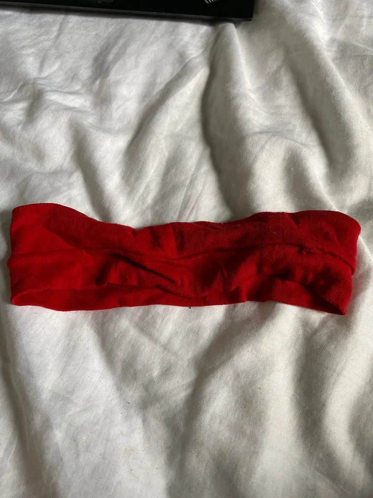 Plain Red Headband photo 1