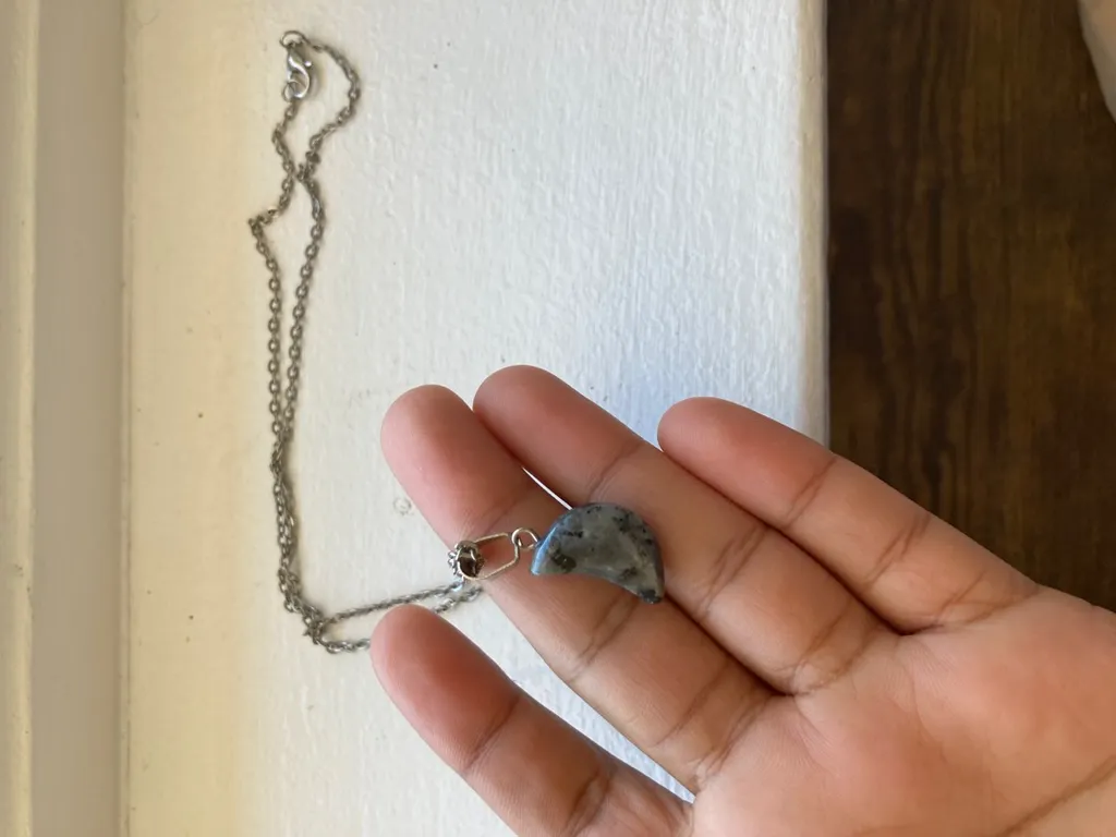 Iridescent Moon Necklace photo 1