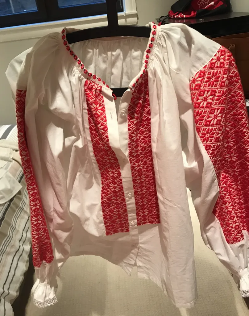 White Croatian Blouse photo 1