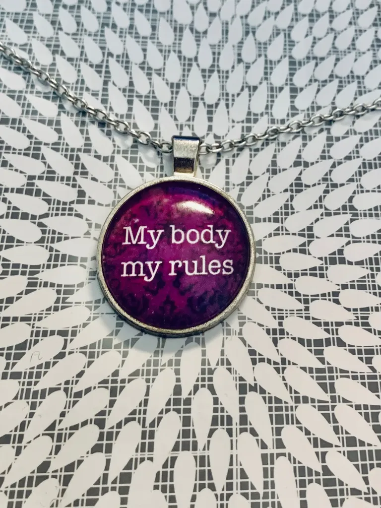 My body my rules necklace photo 1