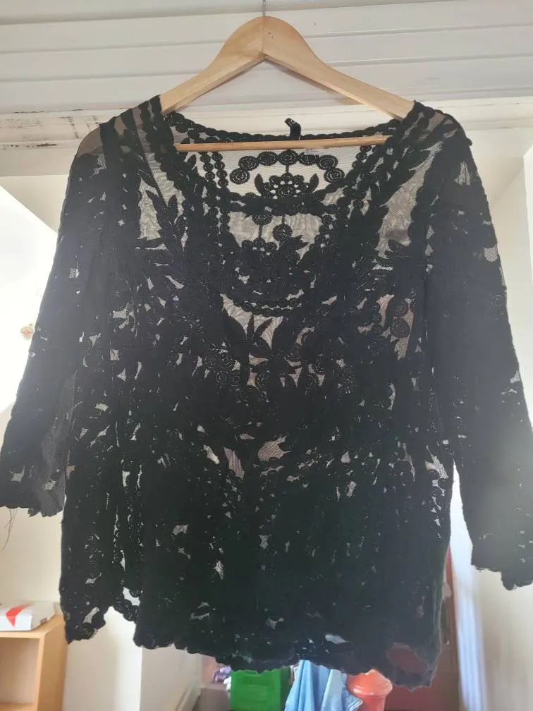 Sheer Black Top photo 1