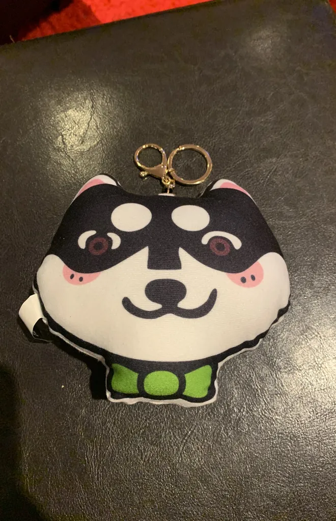 shiba keychain stuffie photo 1