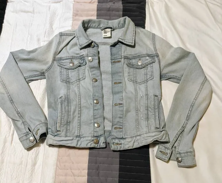 H&M Denim/Jean Jacket Sz 2 photo 1