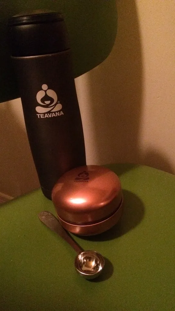 Teavana Travel Mug, Tea Tin, Measuring Spoon photo 1