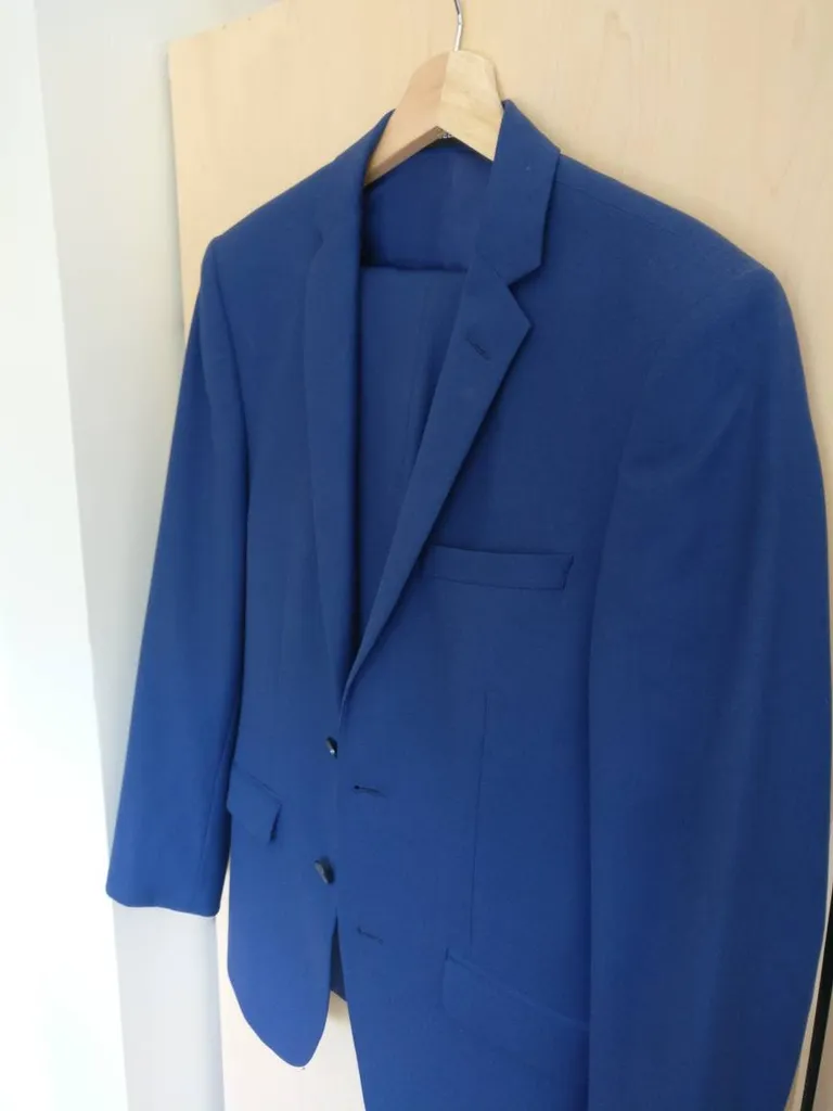 Slim Tailored Suit, Navy. Men's photo 1