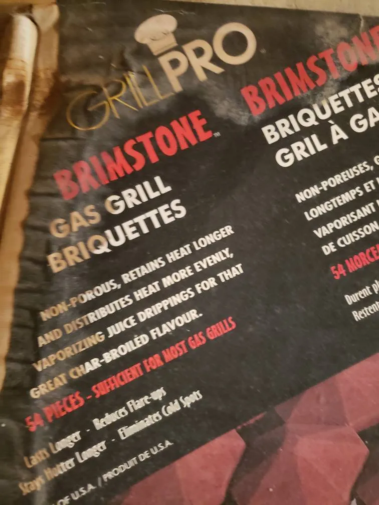 Gas BBQ Briquettes photo 1