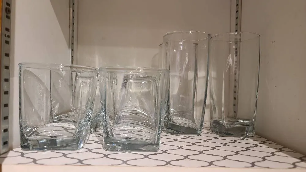 Water Glasses- 6 Small, 4 Tall photo 1