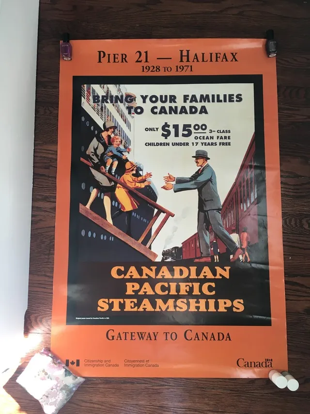 Pier 21 Halifax poster photo 1