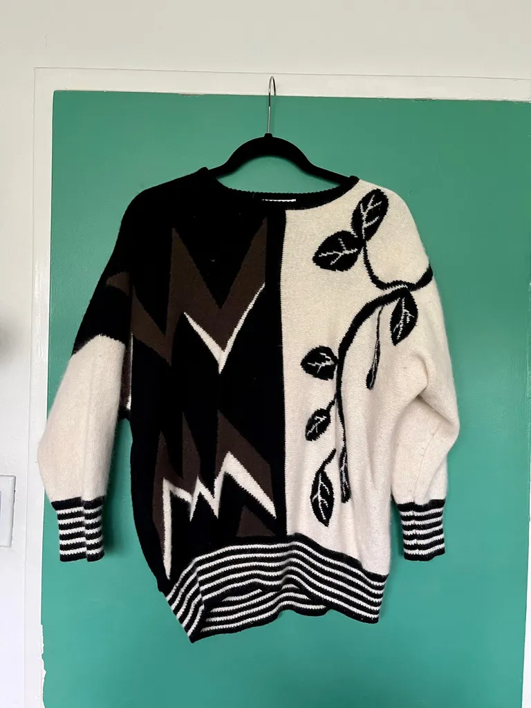 Vintage wool sweater photo 1