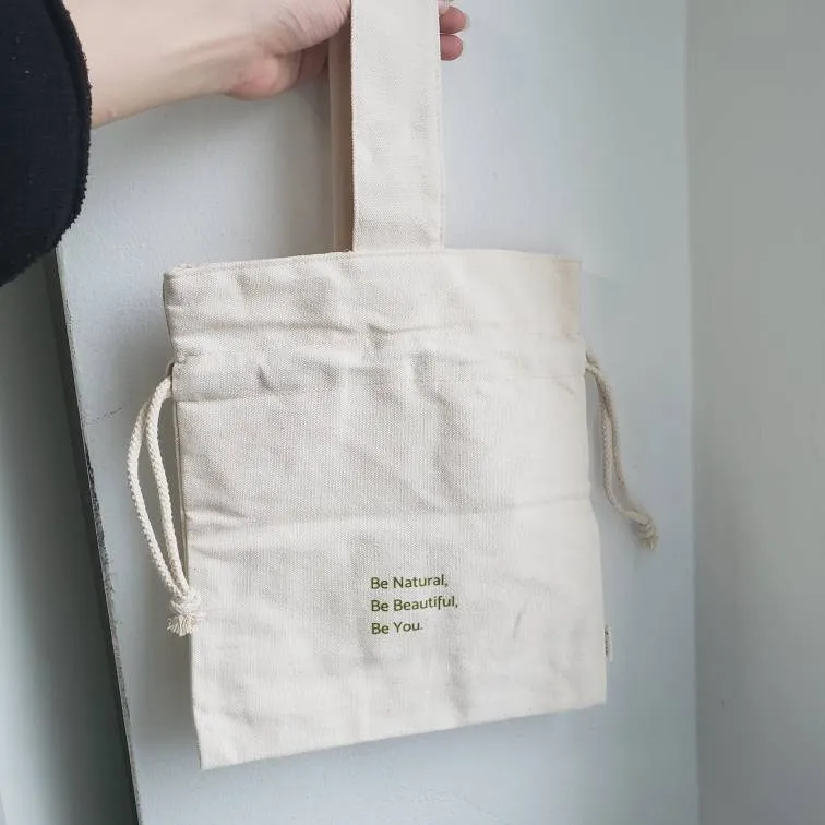 Cute Little Canvas Drawstring Bag photo 1