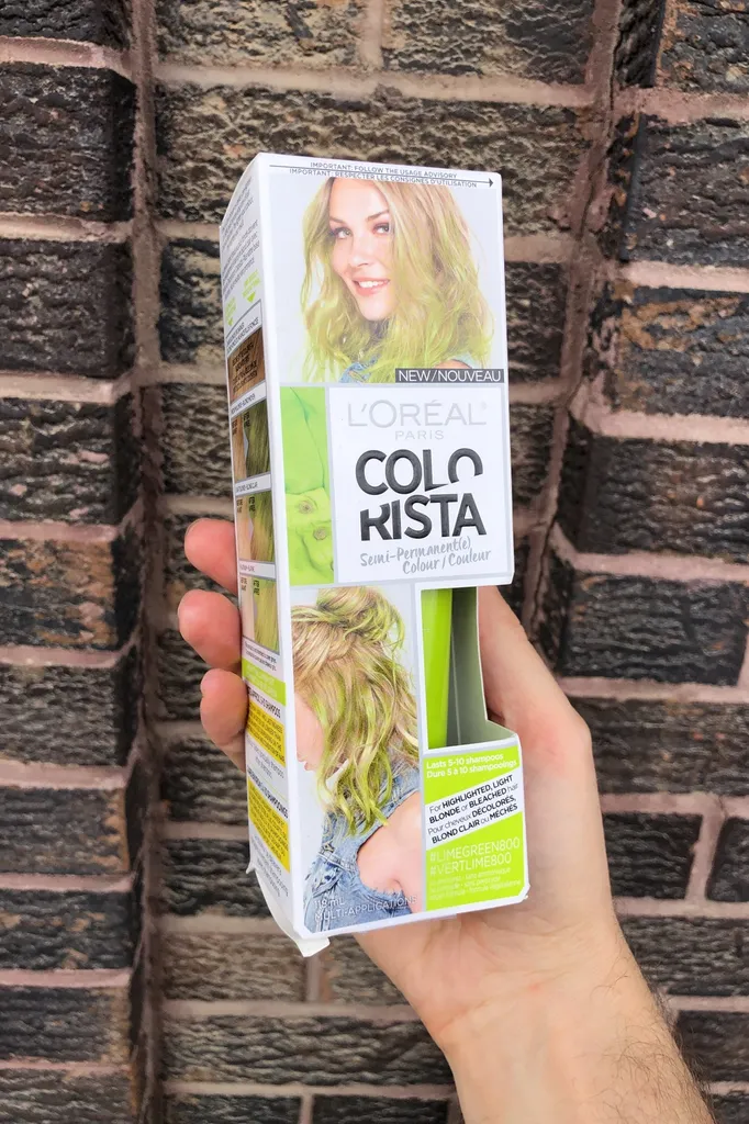 Bnib lime green semi-perm hair colour photo 1
