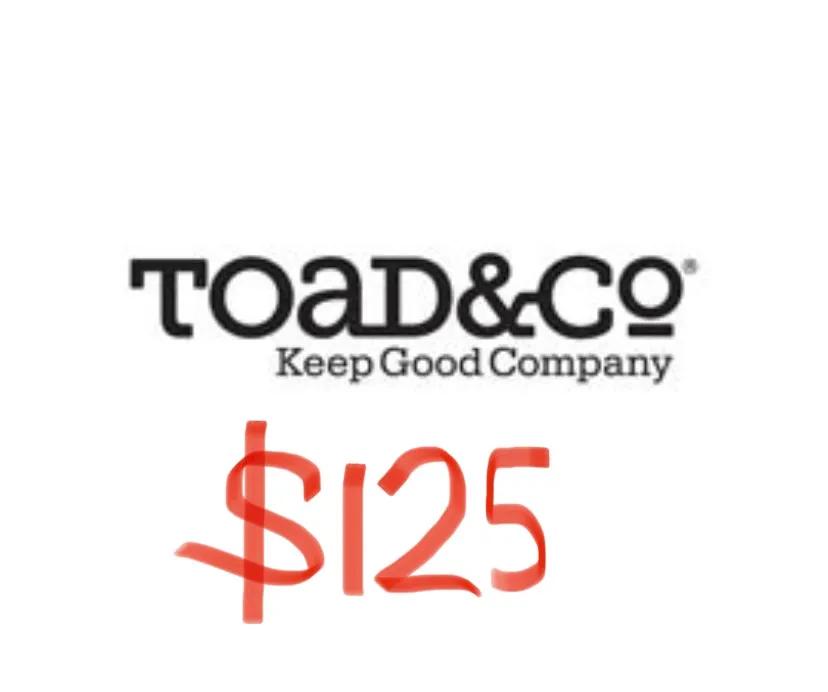 TOAD&CO gift Card 125 photo 1