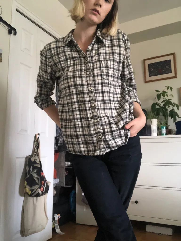 Soft Plaid Flannel from Joe Fresh (S) photo 1