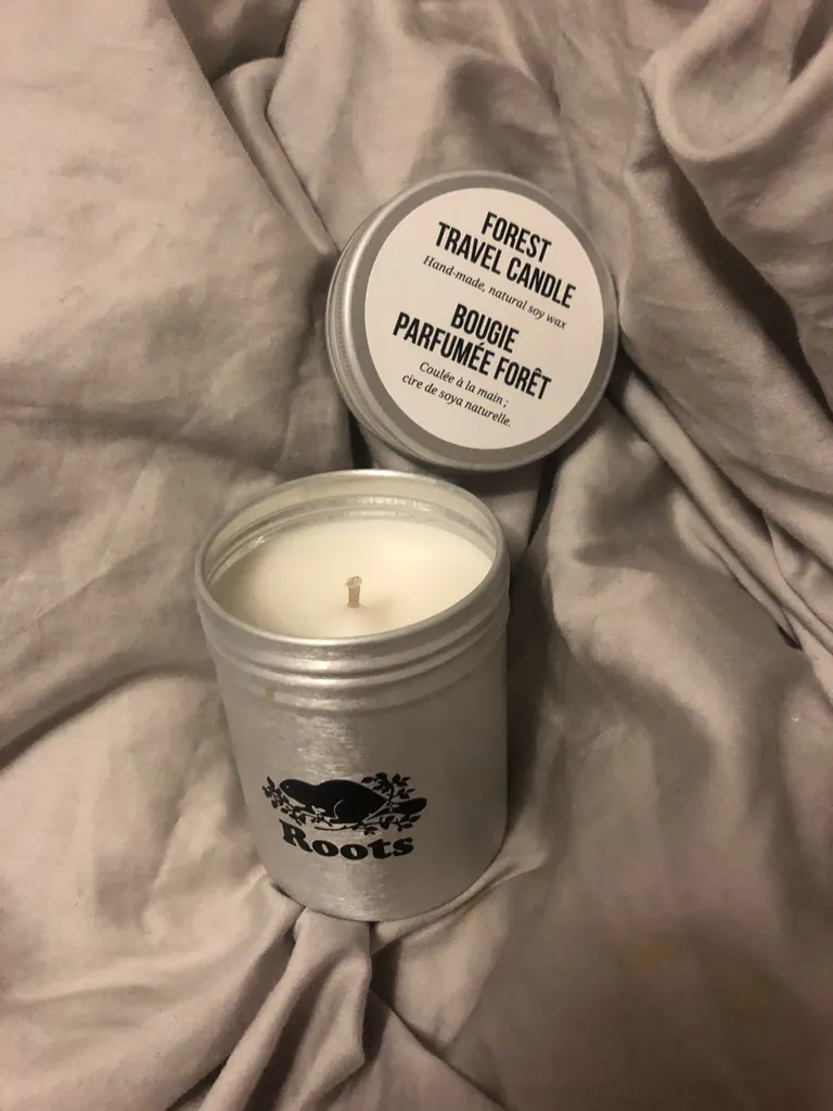 NEW Roots Travel Size Forest Candle photo 1