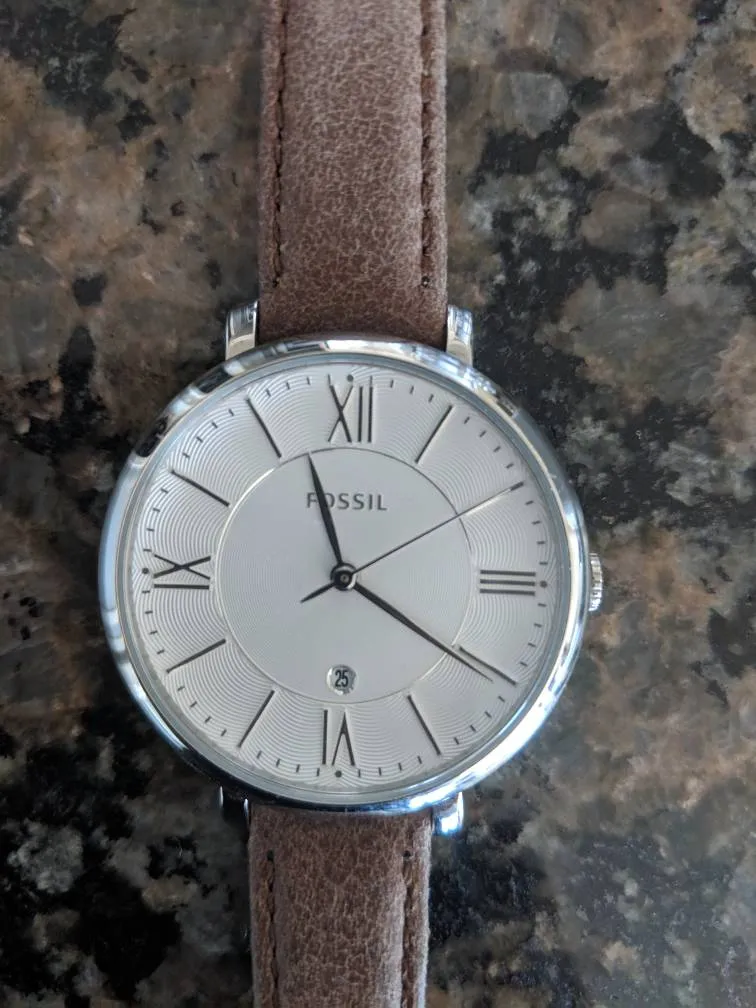 Fossil Jacqueline Brown Leather Watch photo 1