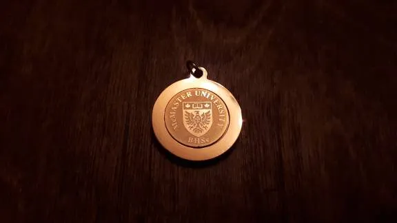 Free McMaster BHSc Gold Pendant photo 1