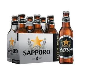 24 Sapporo Beers 4x6 Packs photo 1
