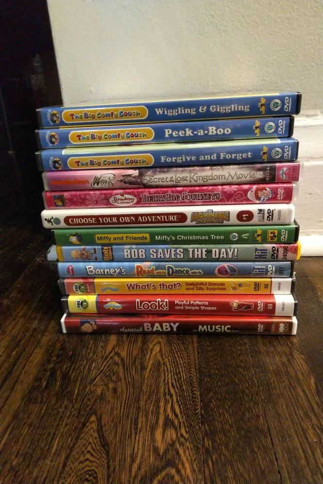 Kids DVD (Barney, Bob The Builder, PBS Kids, Choose Your Own ... photo 1