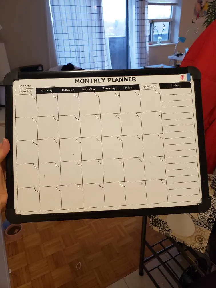 Monthly Planner Magnetic Board photo 1