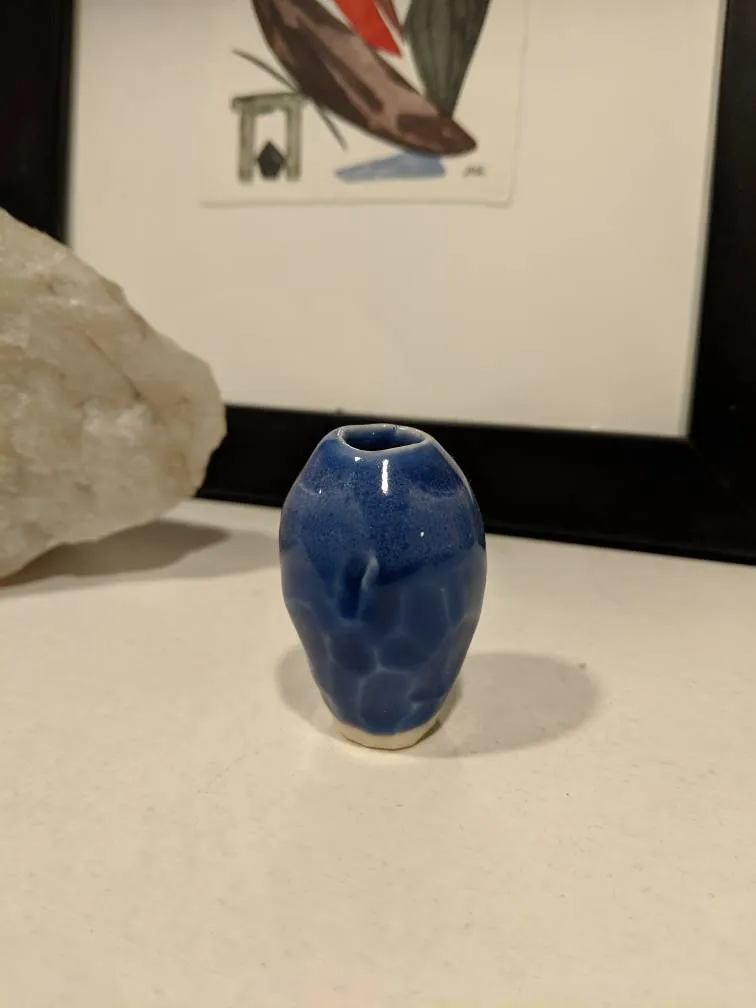 Tiny Handmade Ceramic Vase photo 1