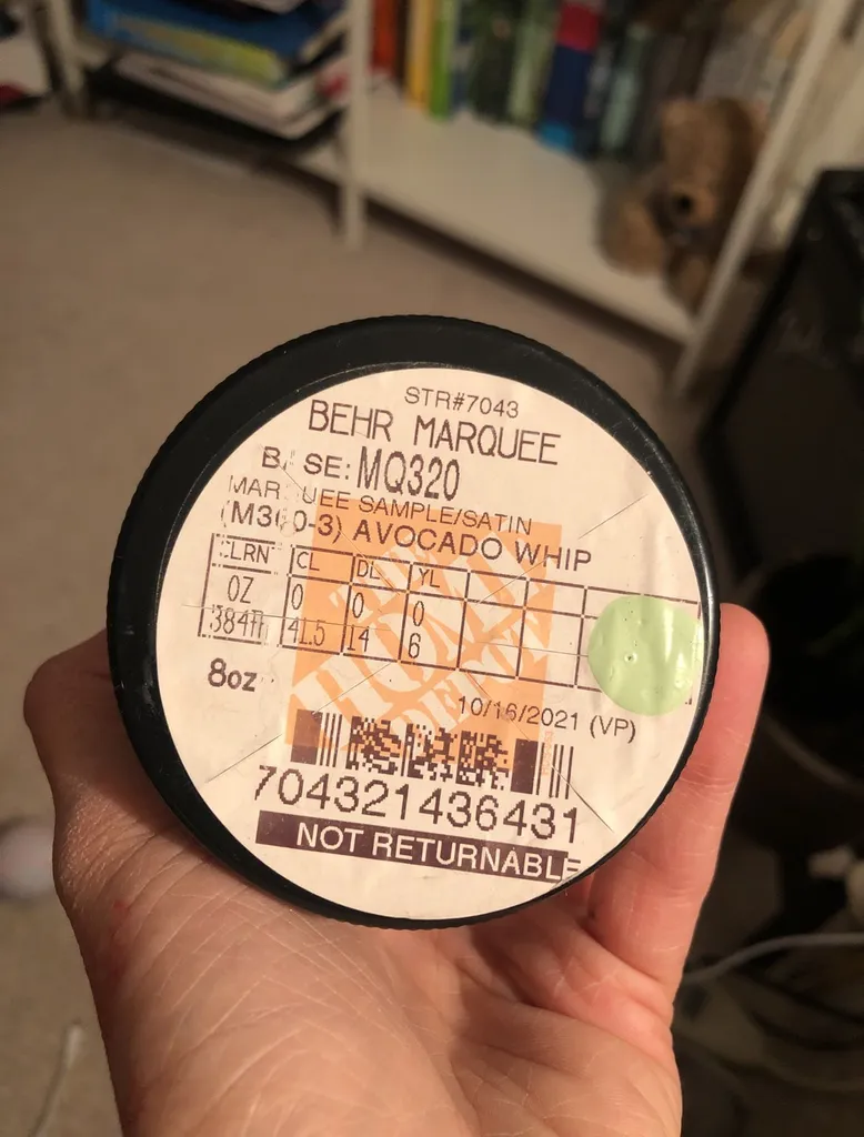 Behr Paint Colour Sample photo 1