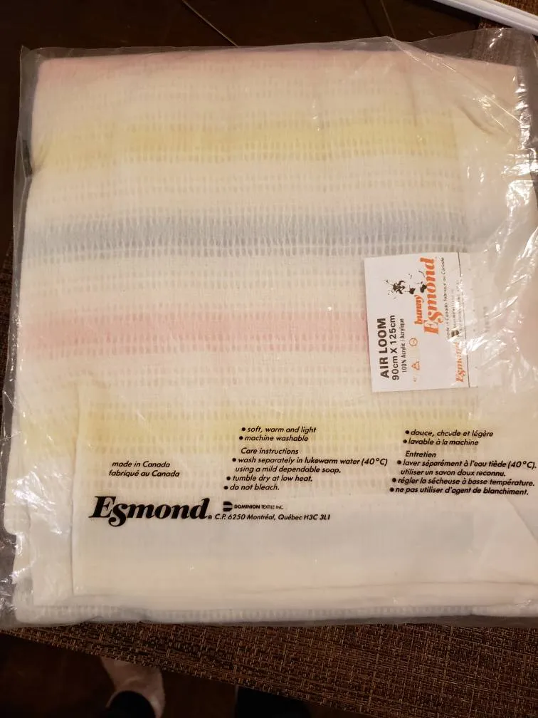 Vintage New In Bag Baby Blanket photo 1