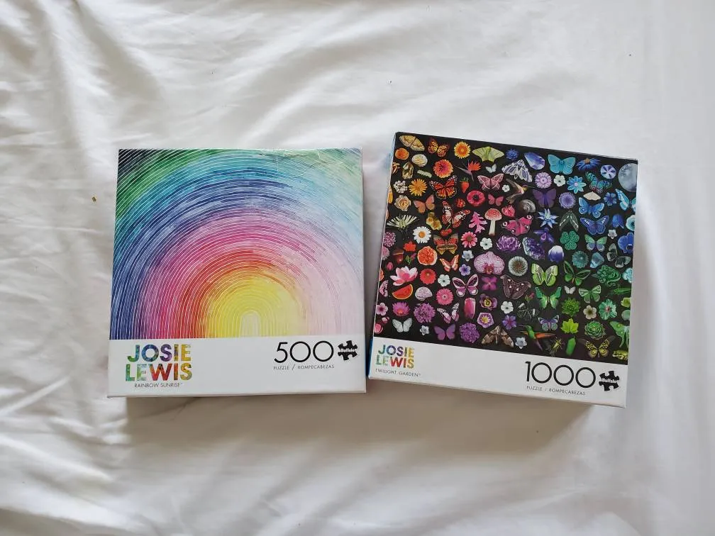 Josie Lewis Rainbow Sunrise & Twilight Garden Puzzle photo 1