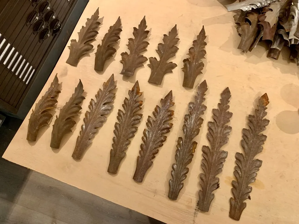 Antique Metal Leaves photo 1