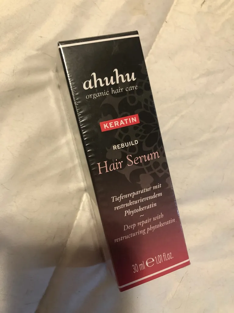BRAND NEW AHUHU HIGH QUALITY KERATIN HAIR SERUM photo 1