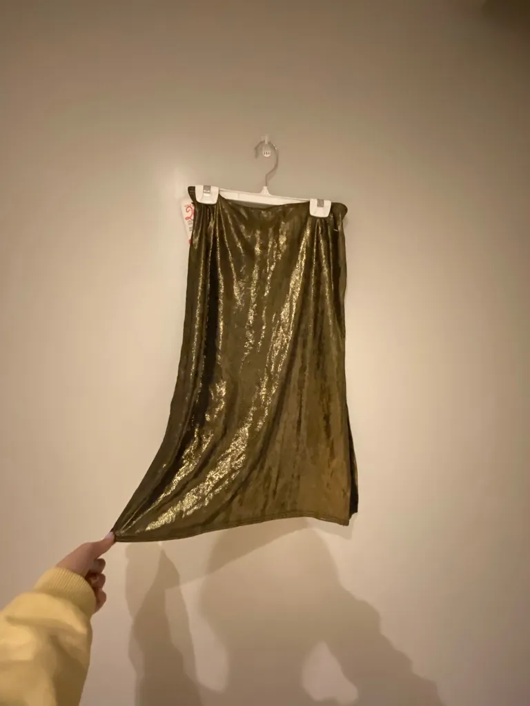 BNWT - Gold skirt photo 1