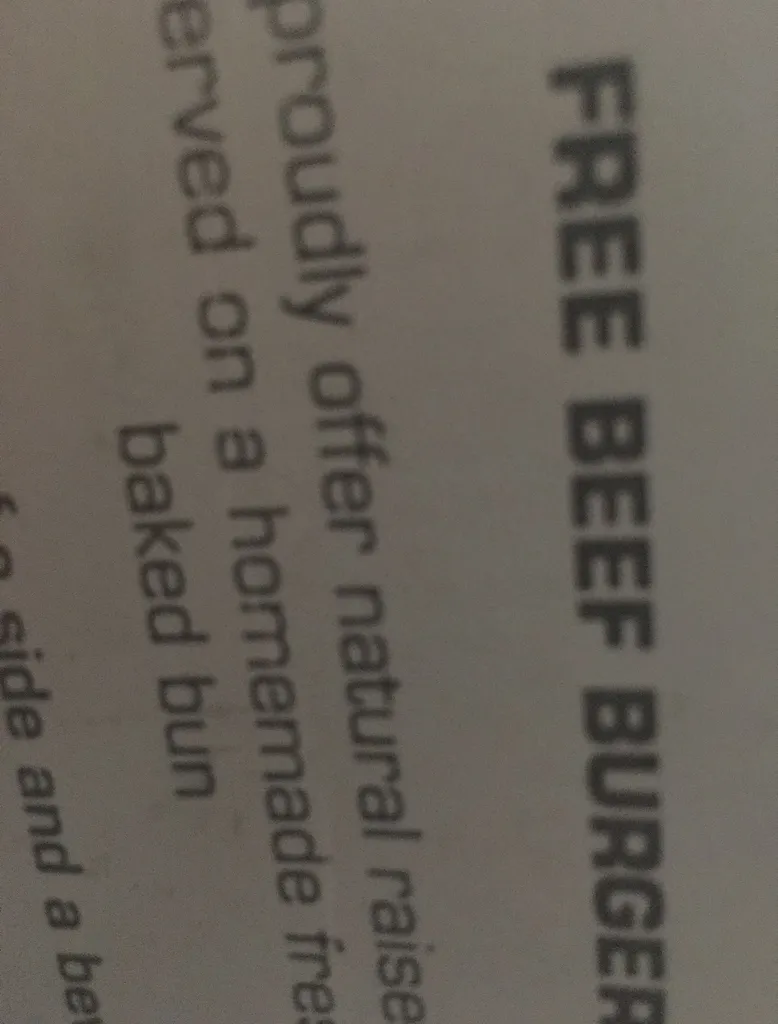 W Burger bar Free Beef Burger Coupon photo 1