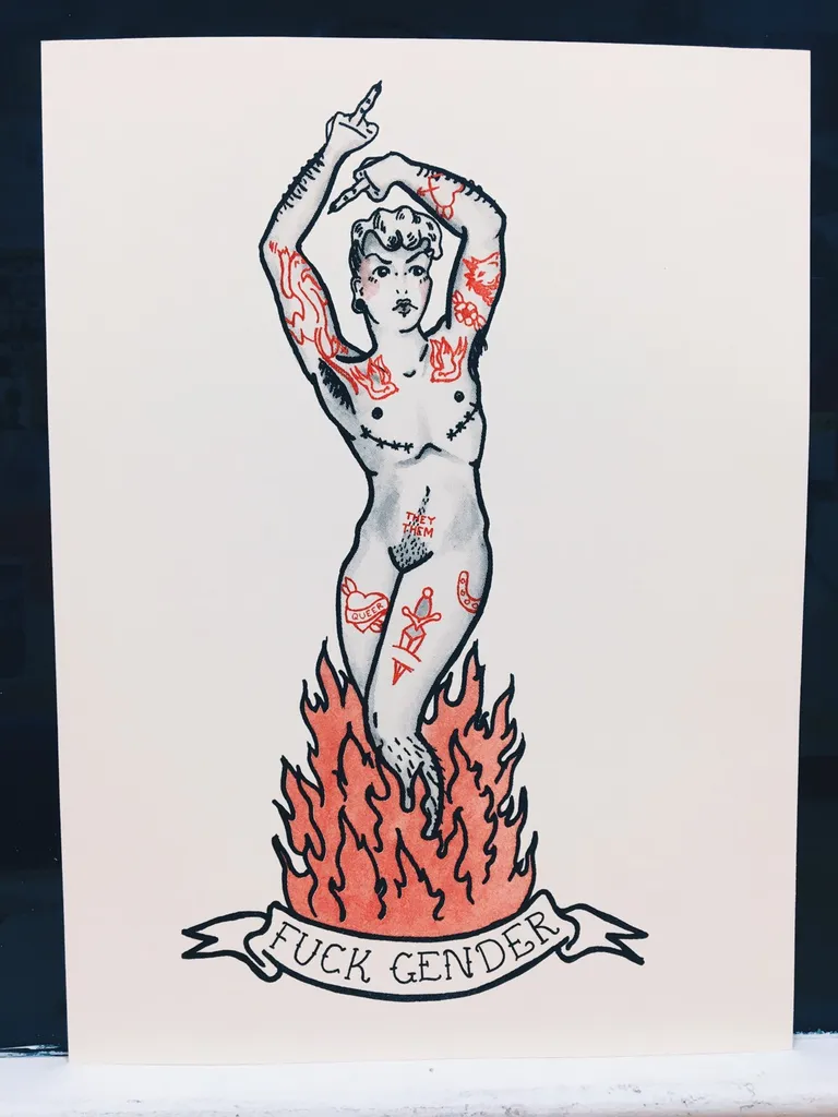 Queer Lithograph photo 1