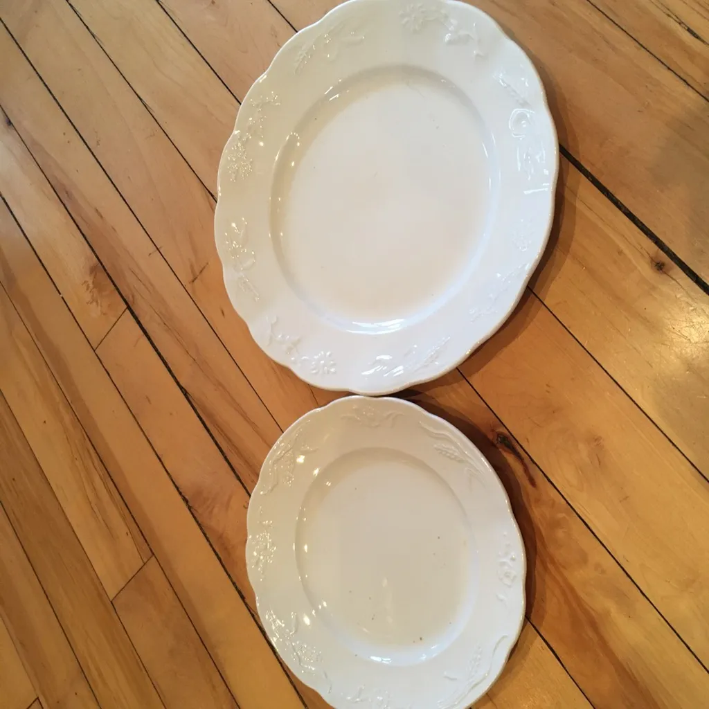 Antique Ironstone Plates photo 1