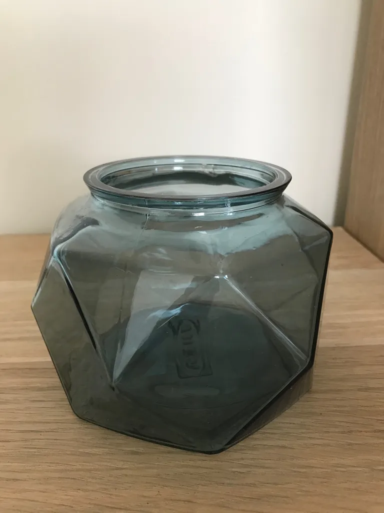 geometric glass plant pot 🪴 photo 1