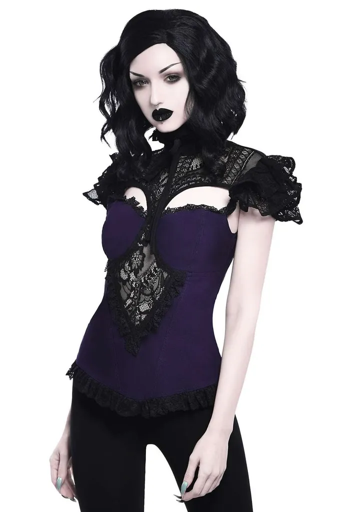 Killstar Avalyn (plum) Top - Size 4 photo 1