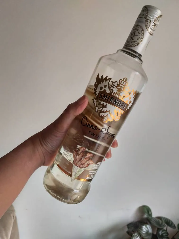 Opened Bottle Of Flavoured Smirnoff Vodka photo 1