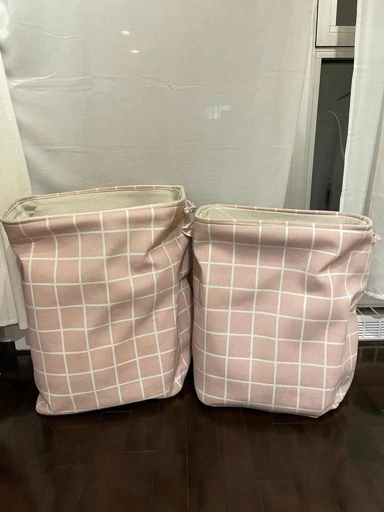 Pink Laundry Basket Set photo 1