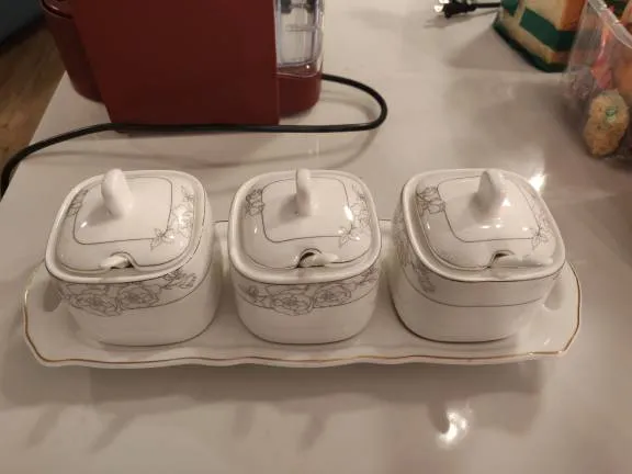 10 Piece Creamer And Sugar Bowl Set photo 1