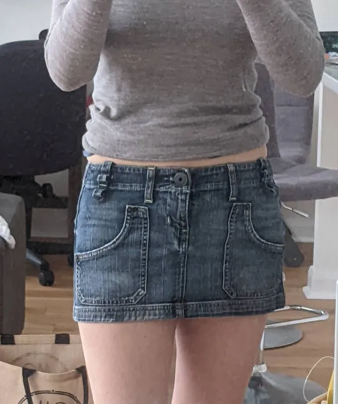 Guess Size 27 Jean Mini Skirt photo 1