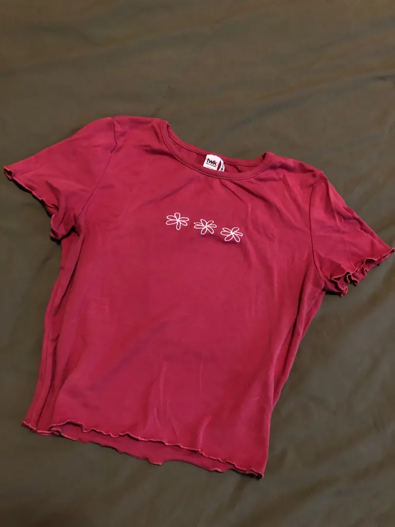 Magenta Baby Tee photo 1