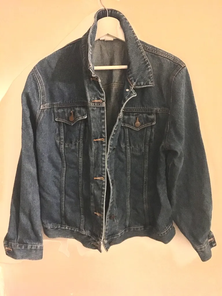 Bill Blass Denim Jacket L photo 1