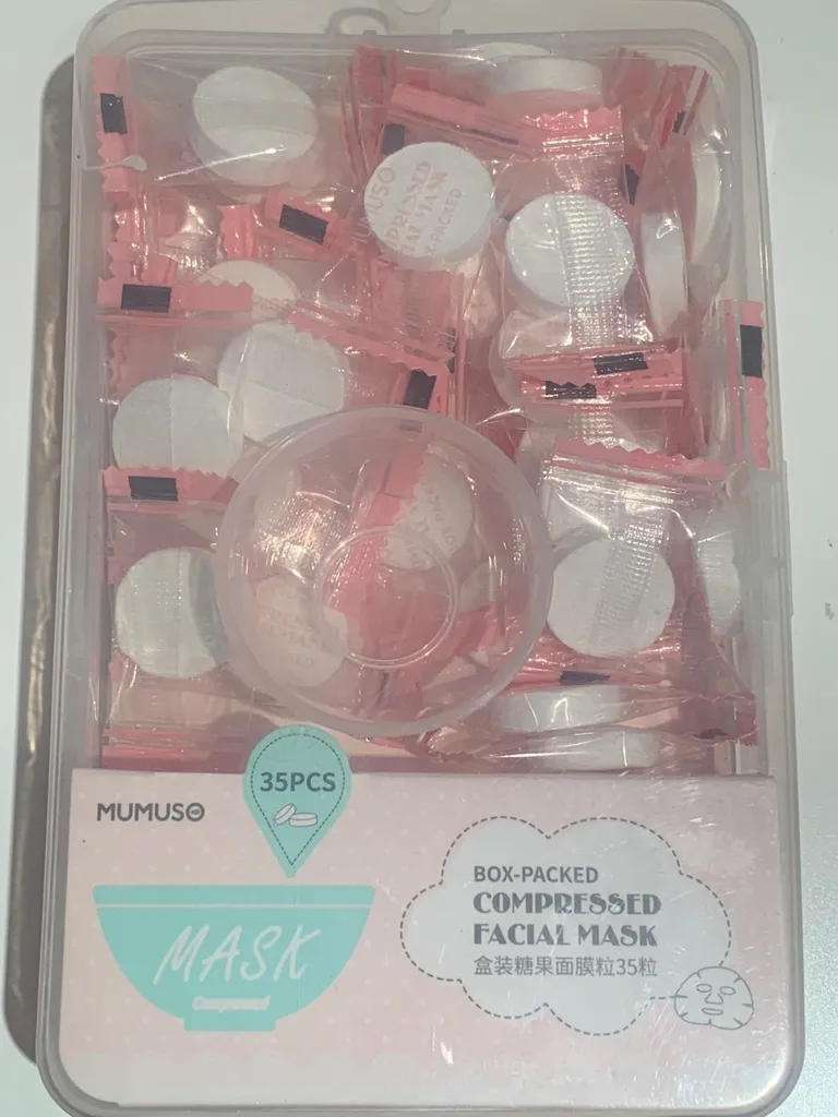 Boxed Packed Compressed Facial Mask photo 1