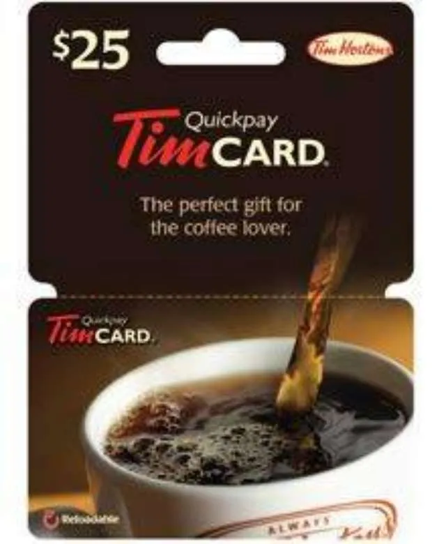 $25 Tims Gift Card photo 1