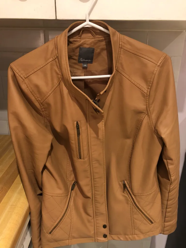 Faux Leather Jacket photo 1